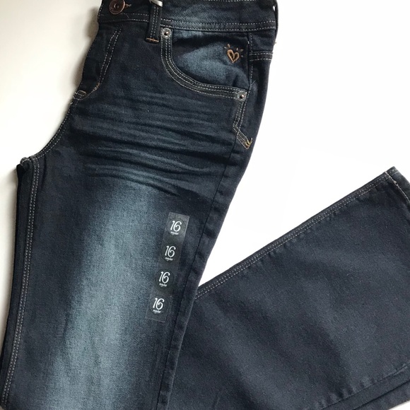 Justice Dark Bootcut Jeans - Picture 2 of 4